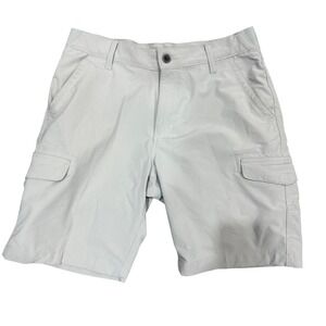 Lee Performance Series Tri-Flex Mens Cargo Shorts Stone Grey 33 4185803
